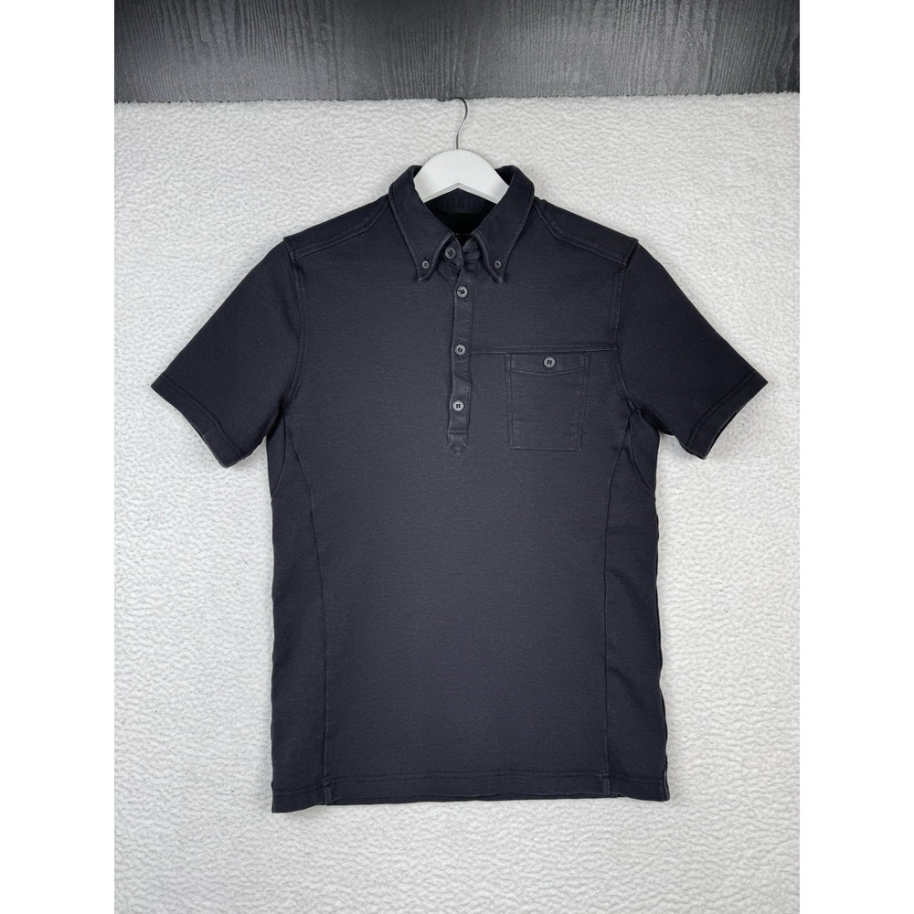 Mission Workshop Polo Shirt Men's Small - Black - Short Sleeve